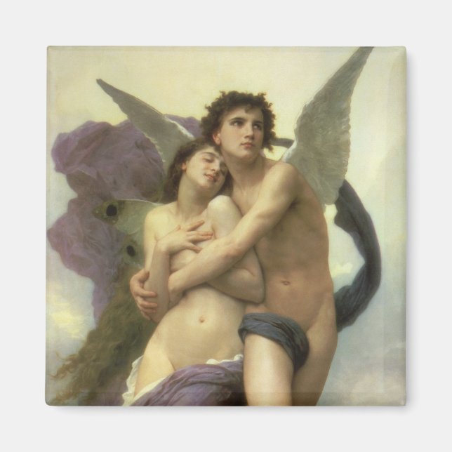 Abduction (aka Ravishment) of Psyche by Bouguereau Magnet (Front)