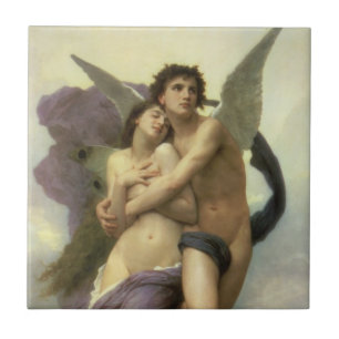 Abduction (aka Ravishment) of Psyche by Bouguereau Tile