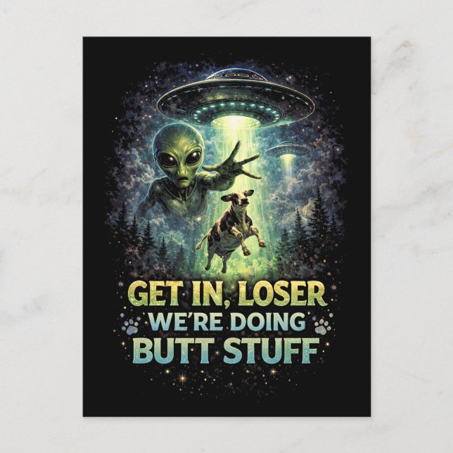 Abduction Night Postcard (Front)