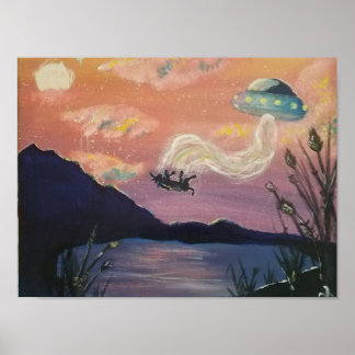Abduction on a Lake Poster