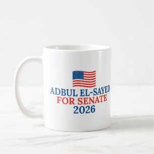 Abdul El-Sayed for Senate 2026 Election Coffee Mug