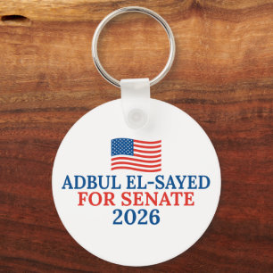 Abdul El-Sayed for Senate Michigan 2026 Election Key Ring