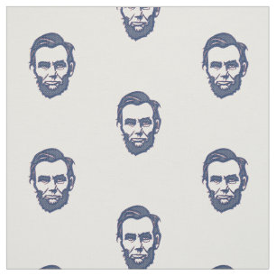 Abe Abraham Lincoln American Republican President Fabric