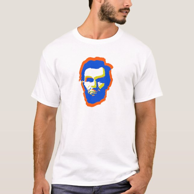 Abe in Colour T-Shirt (Front)