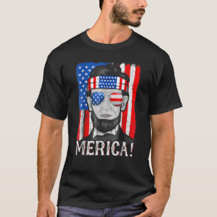 Abe Lincoln 4th Of July Fourth Of July T-Shirt