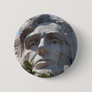 Abe Lincoln 6 Cm Round Badge