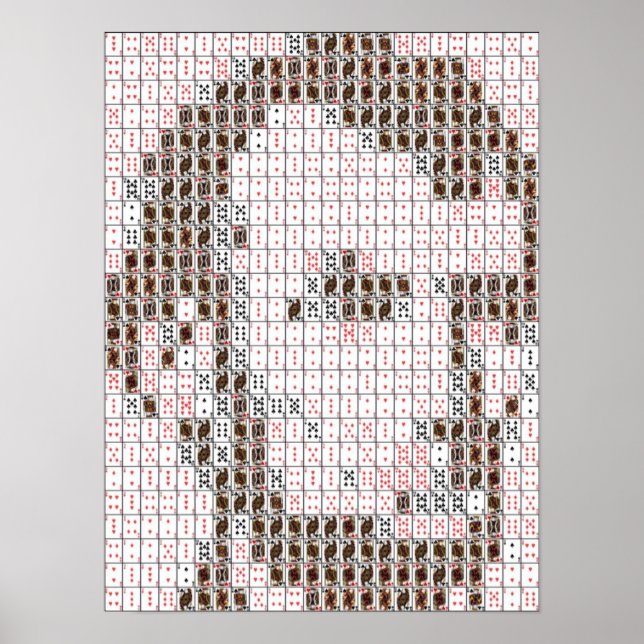 Abe Lincoln card montage Poster (Front)