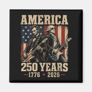 Abe Lincoln Founding Father Guitar 250th Magnet