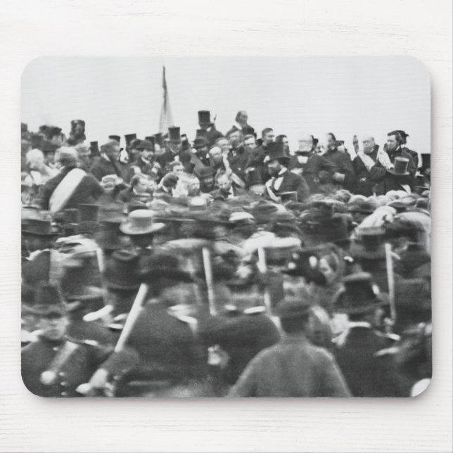 Abe Lincoln Gettysburg Address: End of Civil War Mouse Pad (Front)