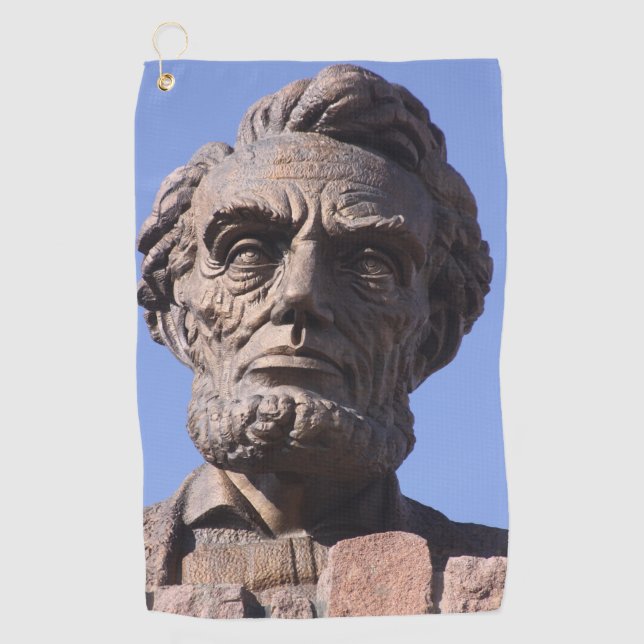 Abe Lincoln Golf Towel (Front)