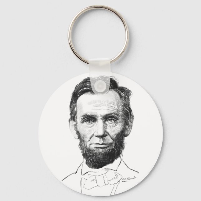Abe Lincoln Key Ring (Front)
