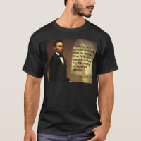 Abe Lincoln Quote "America will never be..."