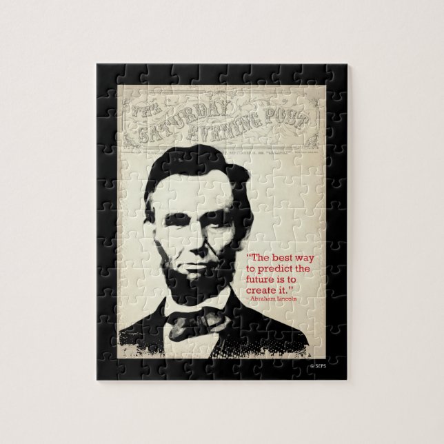 Abe Lincoln Quote Jigsaw Puzzle (Vertical)