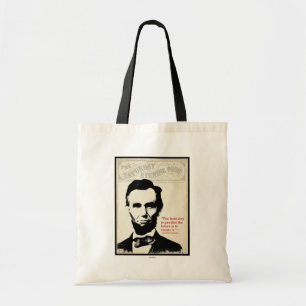 Abe Lincoln Quote Tote Bag