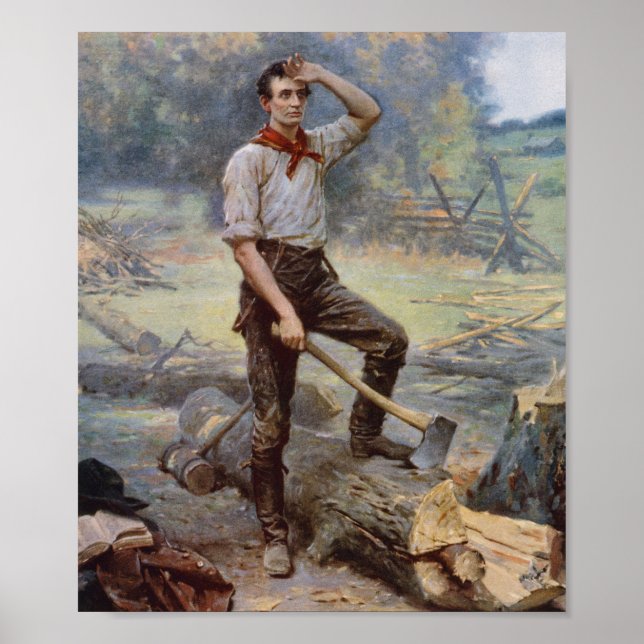 Abe Lincoln The Rail Splitter Poster (Front)