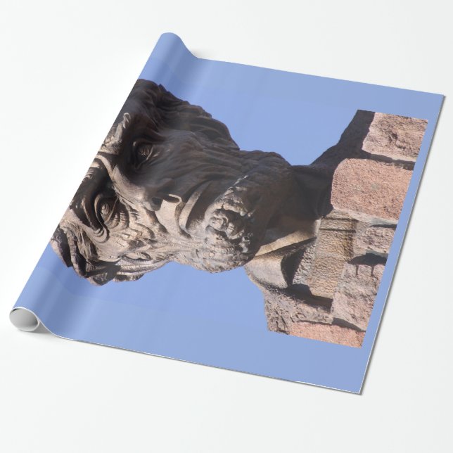 Abe Lincoln Wrapping Paper (Unrolled)