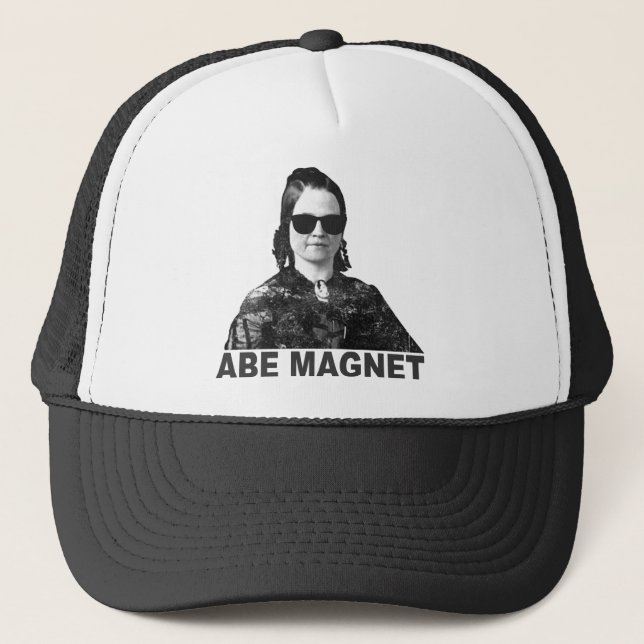 Abe Magnet Mary Todd Lincoln Trucker Hat (Front)