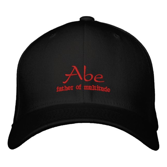 Abe Name Cap / Hat (Front)