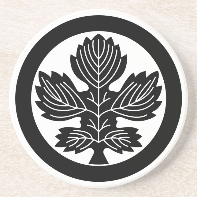 Abe paper mulberry coaster (Front)