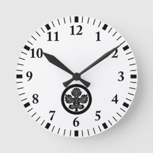 Abe paper mulberry round clock
