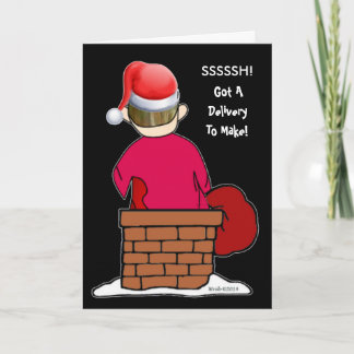 Abe R Doodle Makes a Delivery Holiday Card