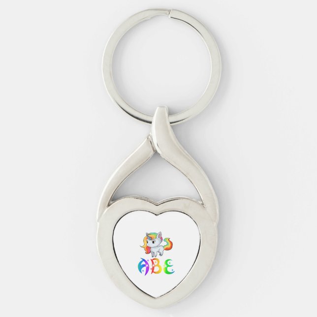 Abe Unicorn Key Ring (Front)