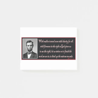 Abe-With-Mailce-Towards-None Post-it Notes
