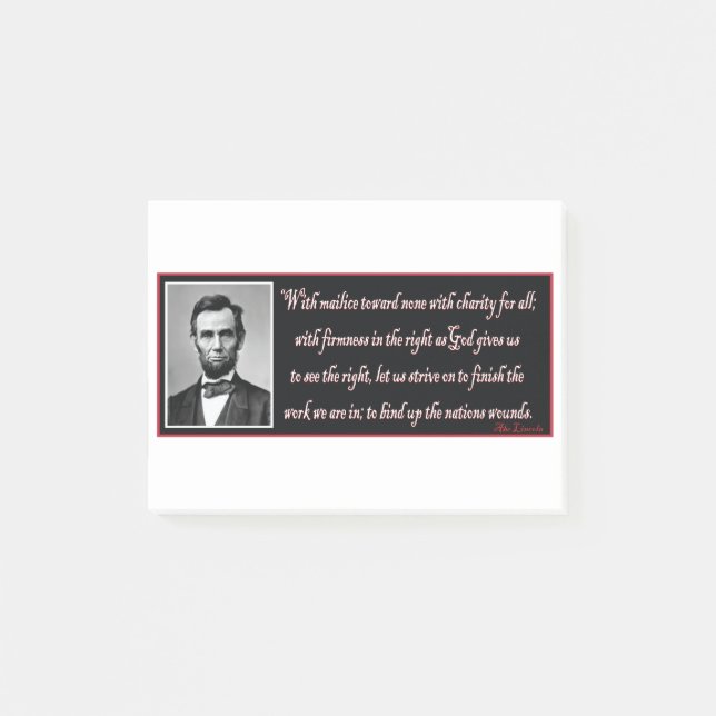 Abe-With-Mailce-Towards-None Post-it Notes (Front)