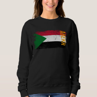 Abekr Sudan Flag  For Sudanese Men Women Kids Sweatshirt