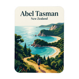 Abel Tasman Coastal Track New Zealand Magnet