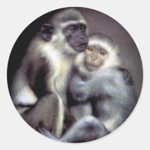 Abelard and Heloise Classic Round Sticker