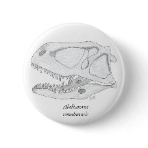 Abelisaurus comahuensis skull button
