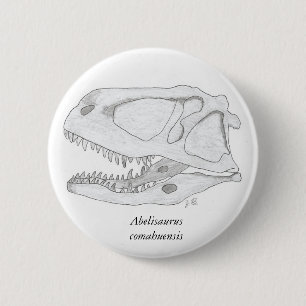 Abelisaurus comahuensis skull button