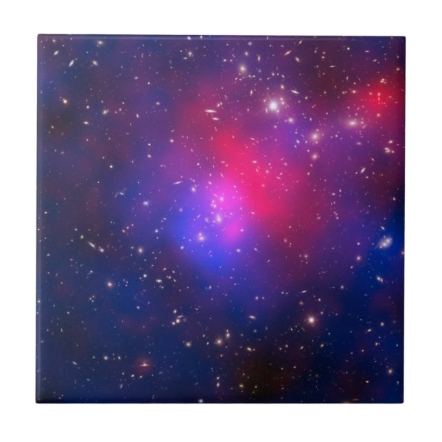 Abell 2744, Pandora's Cluster. Ceramic Tile (Front)
