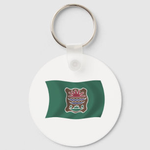 Abenaki Tribe Flag Keychain