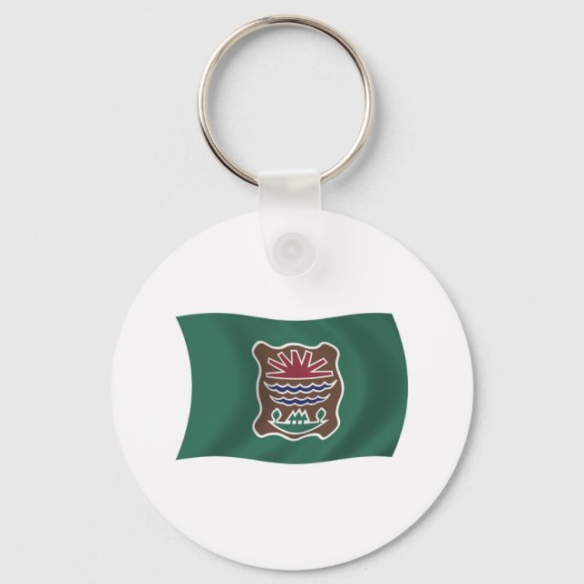 Abenaki Tribe Flag Keychain (Front)