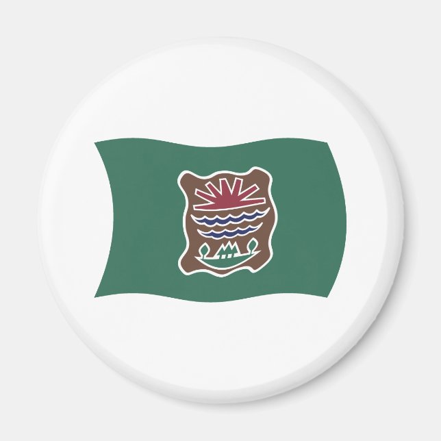 Abenaki Tribe Flag Magnet (Front)