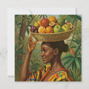 “Abeni”, Her Own Fruit – Black History Celebration Holiday Card