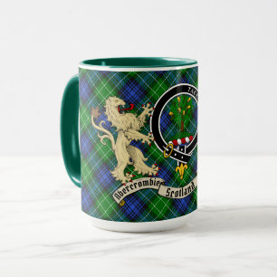 Abercrombie Badge & Tartan Personalised Mug