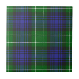 Abercrombie Clan Hunting Tartan Plaid Ceramic Tile