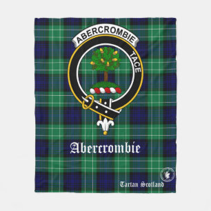 Abercrombie Clan Tartan Scotland Fleece Blanket