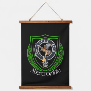 Abercrombie Scottish Clan Crest Hanging Tapestry