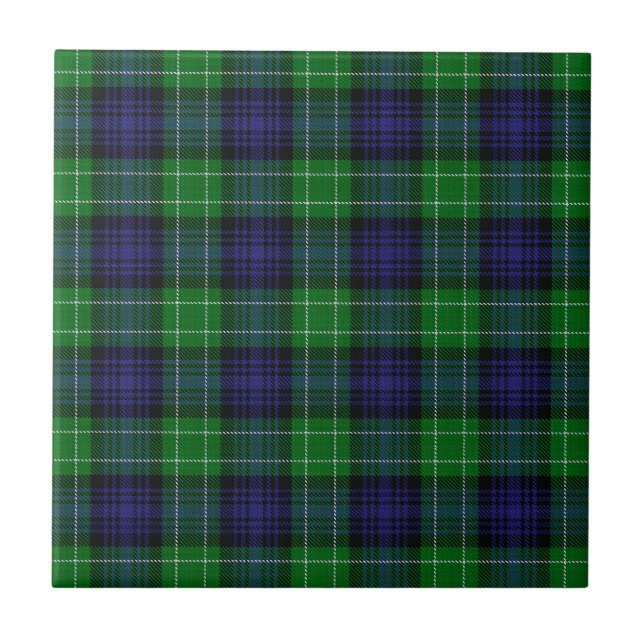 Abercrombie Tartan Ceramic Tile (Front)