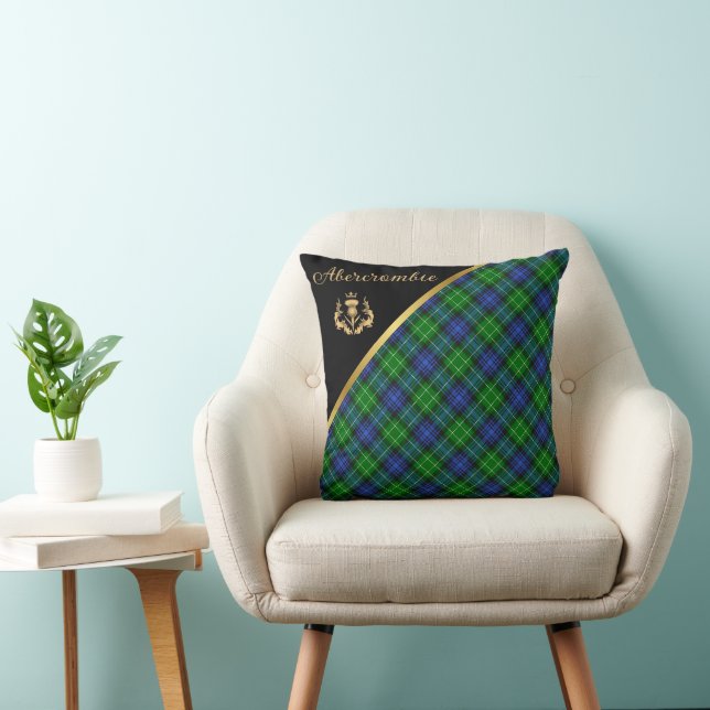 Abercrombie Tartan Throw Pillow (Chair)