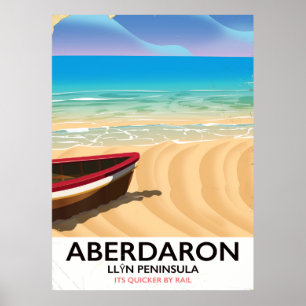 Aberdaron, Llŷn Peninsula Wales seaside poster