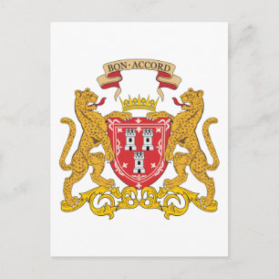Aberdeen Coat Of Arms Postcard