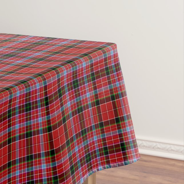 Aberdeen District Tartan Tablecloth (In Situ)