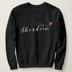 Aberdeen Flag Heart, Aberdonian Sweatshirt