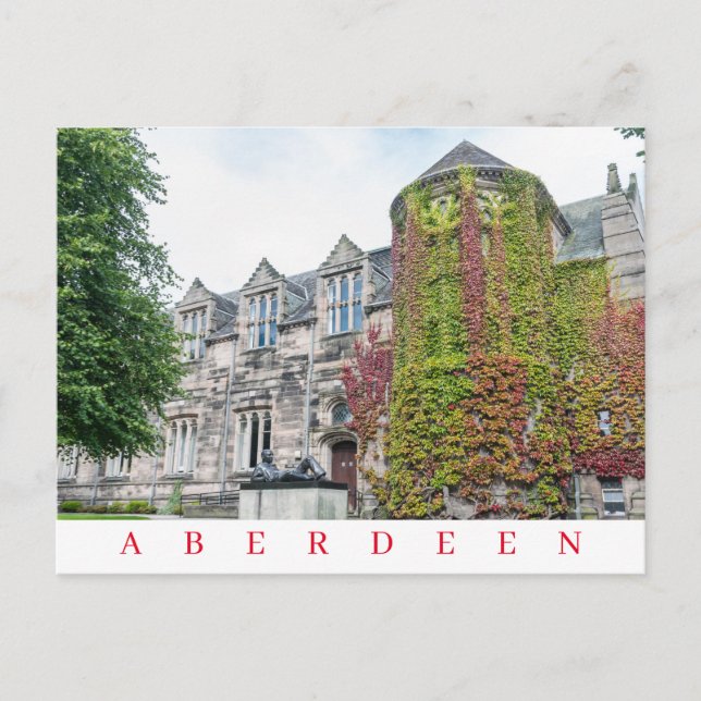 Aberdeen in autumn postcard (Front)