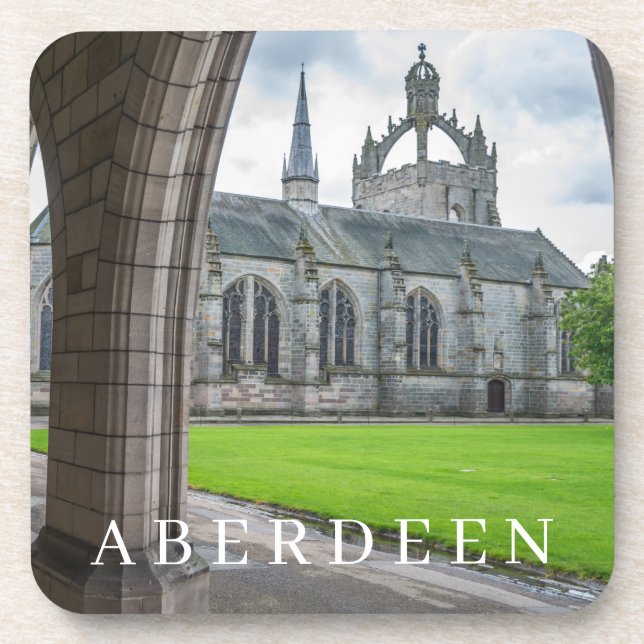 Aberdeen King's College view coasters (Front)